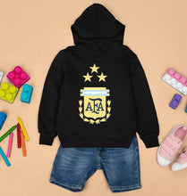 Load image into Gallery viewer, Argentina Football Kids Hoodie for Boy/Girl-Black-Ektarfa.online
