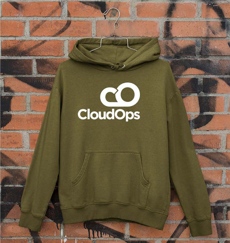 CloudOps Unisex Hoodie for Men/Women-Olive Green-Ektarfa.online