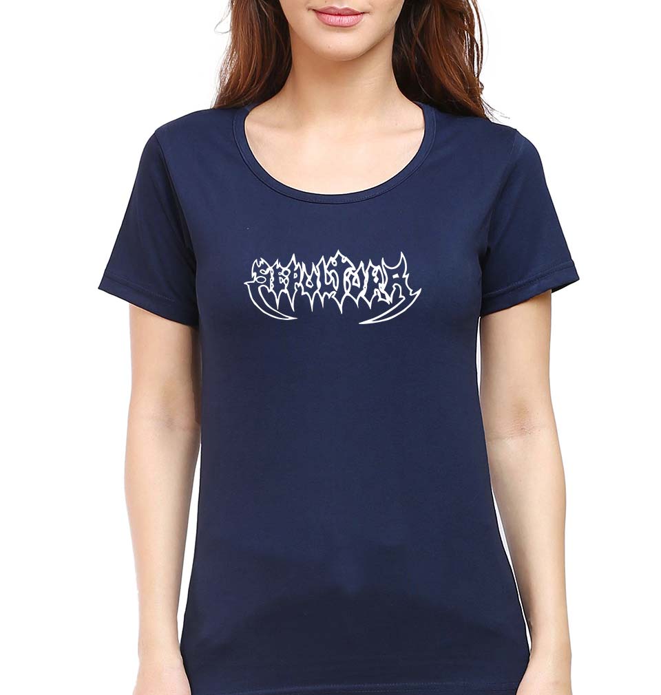 Sepultura T-Shirt for Women-Navy Blue-Ektarfa.online
