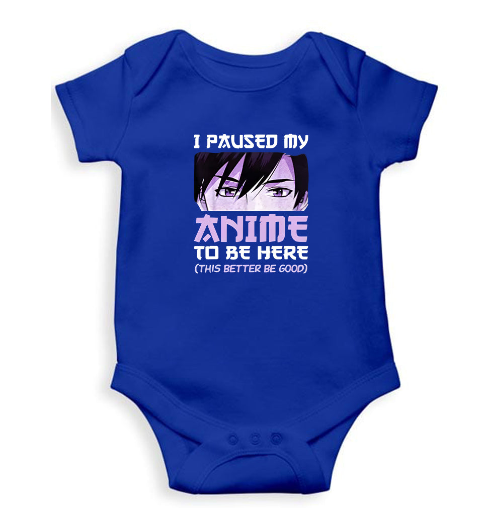Paused my Anime Romper For Baby Boy/Girl