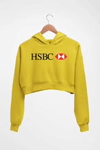 Load image into Gallery viewer, hsbc Crop HOODIE FOR WOMEN-Mustard Yellow-Ektarfa.online
