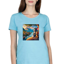 Load image into Gallery viewer, Tom and Jerry T-Shirt for Women-SkyBlue-Ektarfa.online

