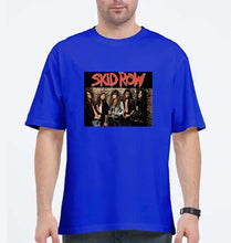 Load image into Gallery viewer, SKID ROW Oversized T-Shirt for Men-Royal Blue-Ektarfa.online
