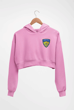 Load image into Gallery viewer, chennaiyin FC Crop HOODIE FOR WOMEN-Light Baby Pink-Ektarfa.online
