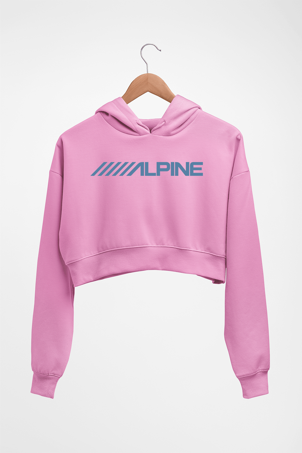 Alpine Crop HOODIE FOR WOMEN-Light Baby Pink-Ektarfa.online