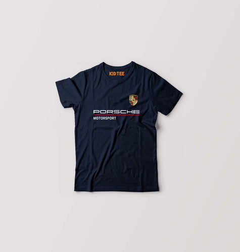 Porsche T-Shirt for Boy/Girl-Navy-Ektarfa.online