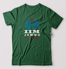 Load image into Gallery viewer, IIM Jammu T-Shirt for Men-Bottel Green-Ektarfa.online
