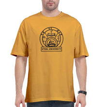 Load image into Gallery viewer, utkal university Oversized T-Shirt for Men-Golden Yellow-Ektarfa.online
