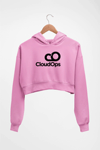 Load image into Gallery viewer, CloudOps Crop HOODIE FOR WOMEN-Light Baby Pink-Ektarfa.online
