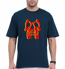 Load image into Gallery viewer, Deftones Skull Oversized T-Shirt for Men-Petrol Blue-Ektarfa.online
