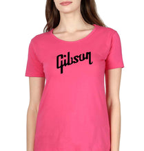 Load image into Gallery viewer, gibson T-Shirt for Women-Pink-Ektarfa.online
