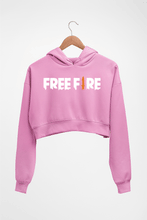 Load image into Gallery viewer, free fire Crop HOODIE FOR WOMEN-Light Baby Pink-Ektarfa.online
