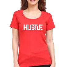 Load image into Gallery viewer, hustle T-Shirt for Women-Red-Ektarfa.online
