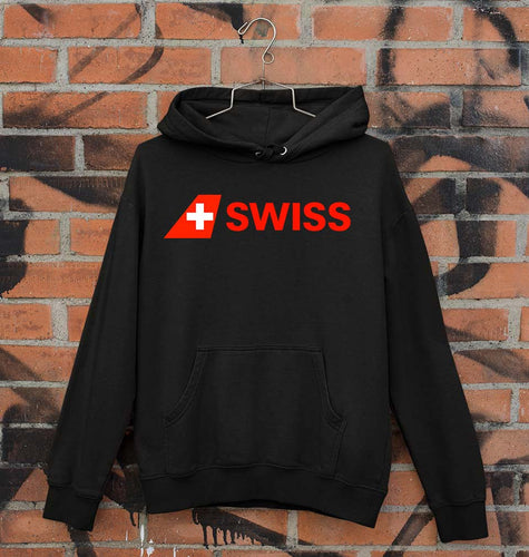 swiss Unisex Hoodie for Men/Women-Black-Ektarfa.online