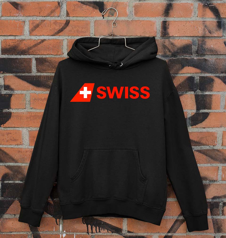 swiss Unisex Hoodie for Men/Women-Black-Ektarfa.online