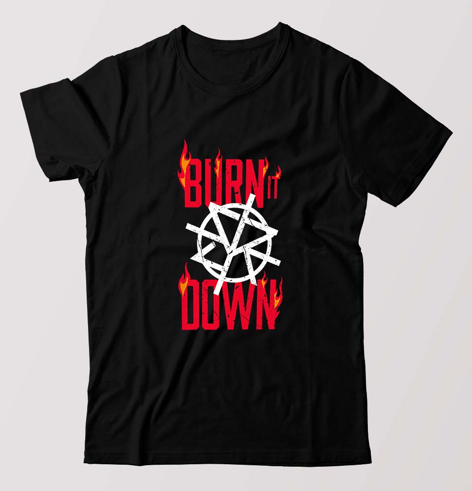 Seth Rollins T-Shirt for Men-Black-Ektarfa.online