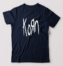 Load image into Gallery viewer, Korn T-Shirt for Men-Navy Blue-Ektarfa.online
