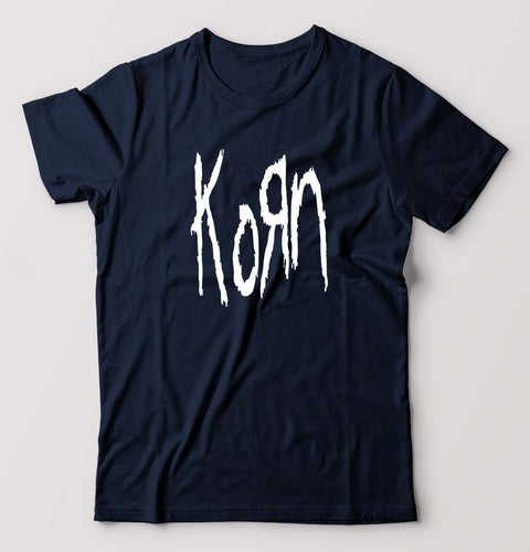 Korn T-Shirt for Men-Navy Blue-Ektarfa.online