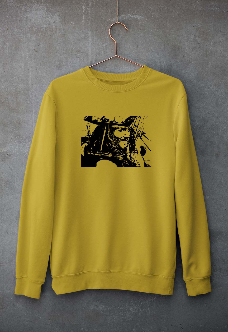 jack sparrow Sweatshirt for Men/Women-Mustard Yellow-Ektarfa.online
