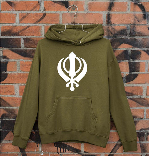 sikh Unisex Hoodie for Men/Women-Olive Green-Ektarfa.online