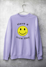 Load image into Gallery viewer, Nice Day Emoji Unisex Sweatshirt for Men/Women-Lavender-Ektarfa.online
