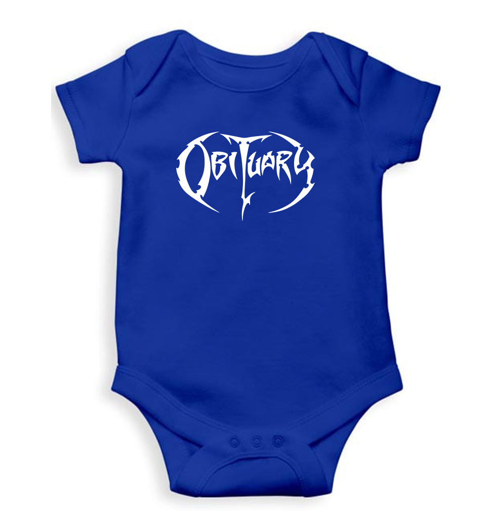 Obituary Romper For Baby Boy/Girl-Royal Blue-Ektarfa.online