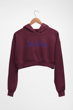 Load image into Gallery viewer, Jimi Hendrix Crop HOODIE FOR WOMEN-Maroon-Ektarfa.online
