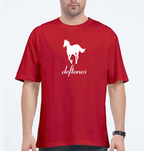 Load image into Gallery viewer, Deftones Oversized T-Shirt for Men-Red-Ektarfa.online
