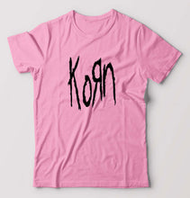 Load image into Gallery viewer, Korn T-Shirt for Men-Light Baby Pink-Ektarfa.online

