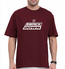 Load image into Gallery viewer, smackdown Oversized T-Shirt for Men-Maroon-Ektarfa.online

