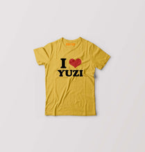 Load image into Gallery viewer, I LOVE YUZI T-Shirt for Boy/Girl-Golden Yellow-Ektarfa.online
