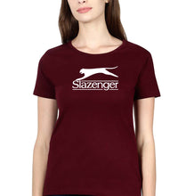 Load image into Gallery viewer, Slazenger T-Shirt for Women-Maroon-Ektarfa.online
