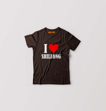 Load image into Gallery viewer, i love shillong T-Shirt for Boy/Girl-Black-Ektarfa.online
