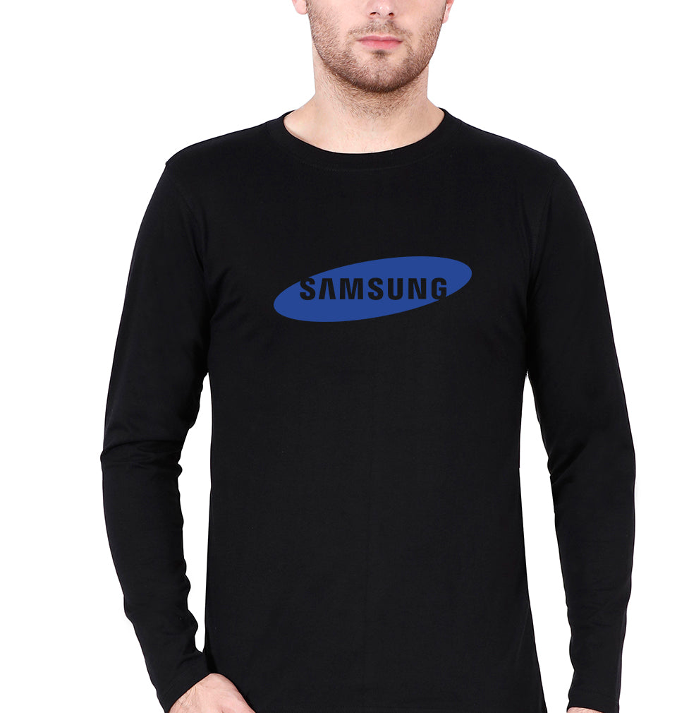 Samsung Full Sleeves T-Shirt for Men-Black-Ektarfa.online