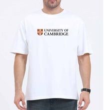 Load image into Gallery viewer, Cambridge University Oversized T-Shirt for Men-White-Ektarfa.online
