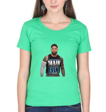 Load image into Gallery viewer, jey uso T-Shirt for Women-flag green-Ektarfa.online
