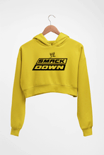 Load image into Gallery viewer, smackdown Crop HOODIE FOR WOMEN-Mustard Yellow-Ektarfa.online
