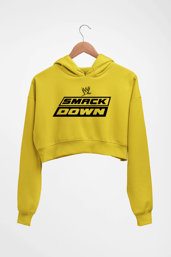 smackdown Crop HOODIE FOR WOMEN-Mustard Yellow-Ektarfa.online