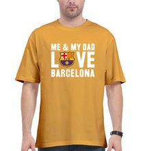 Load image into Gallery viewer, Love Barcelona Oversized T-Shirt for Men-Golden Yellow-Ektarfa.online
