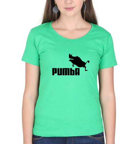 pumba T-Shirt for Women-Flag Green-Ektarfa.online