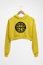 Load image into Gallery viewer, Seth Rollins Crop HOODIE FOR WOMEN-Mustard Yellow-Ektarfa.online
