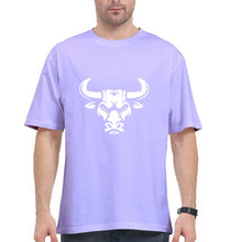 Load image into Gallery viewer, Bull Oversized T-Shirt for Men-Lavender-Ektarfa.online
