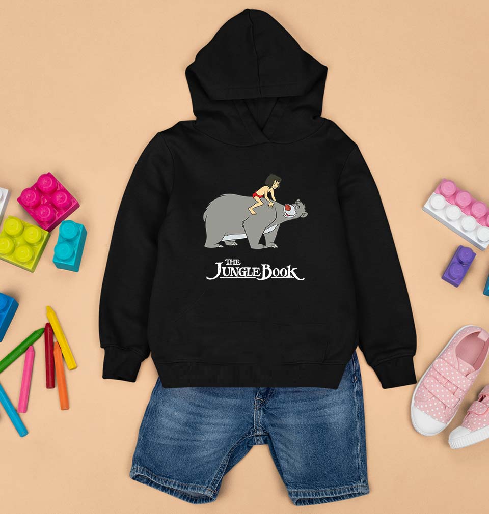 jungle book Kids Hoodie for Boy/Girl-Black-Ektarfa.online