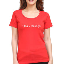 Load image into Gallery viewer, Data T-Shirt for Women-Red-Ektarfa.online
