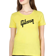 Load image into Gallery viewer, gibson T-Shirt for Women-Yellow-Ektarfa.online

