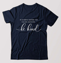 Load image into Gallery viewer, Be Kind T-Shirt for Men-Navy Blue-Ektarfa.online
