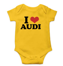 Load image into Gallery viewer, I LOVE AUDI Romper For Baby Boy/Girl-Yellow-Ektarfa.online
