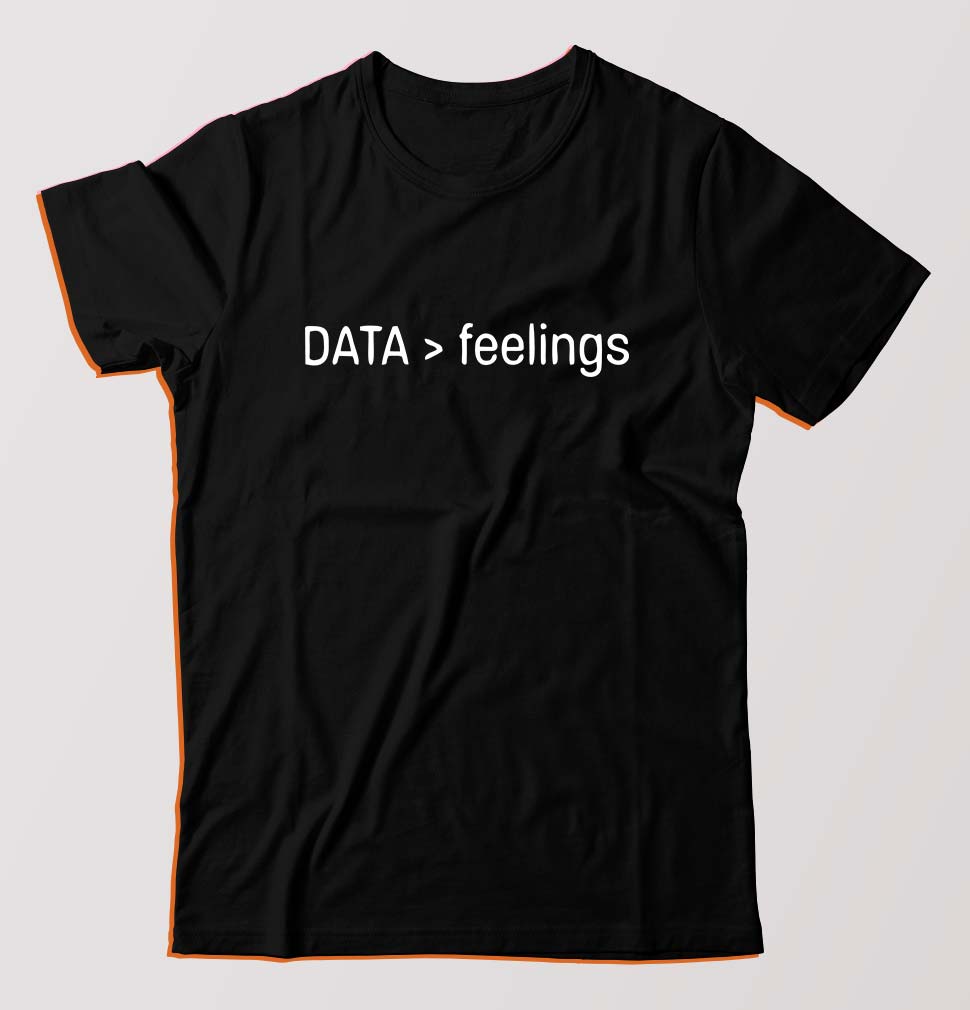 Data T-Shirt for Men-Black-Ektarfa.online