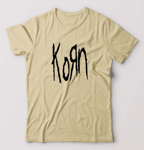 Korn T-Shirt for Men-Beige-Ektarfa.online