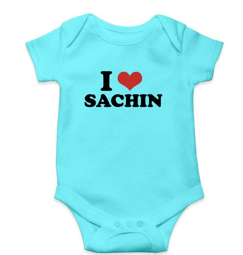 I LOVE SACHIN Romper For Baby Boy/Girl-Sky Blue-Ektarfa.online